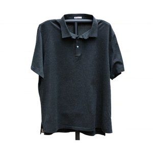 Peter Millar Crown Golf Polo Shirt 2XL Neon Green on Black BirdsEye Knit Preppy